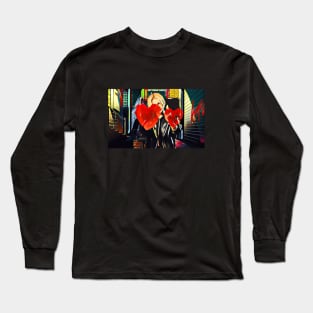 K-pop Stray Kids Hyunjin Fan Art Long Sleeve T-Shirt